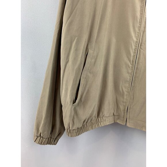 London Fog Beige Mens Jacket XL Reg Zip-Up Lightweight - Picture 5 of 5